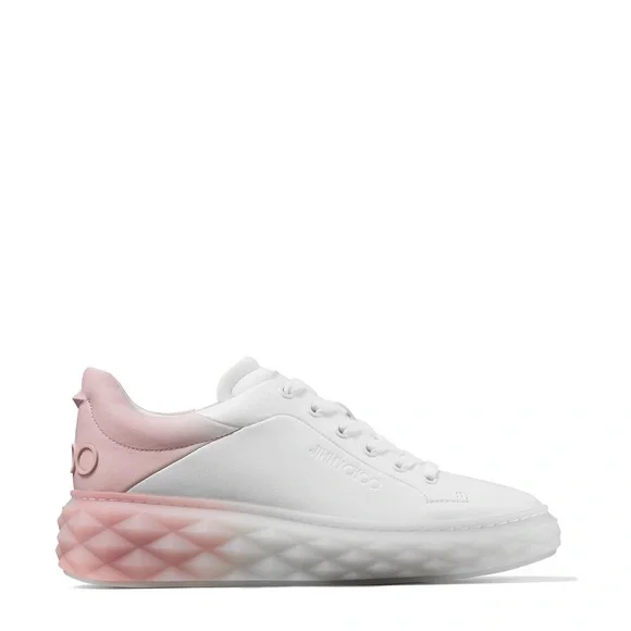 Jimmy Choo Diamond Maxi leather sneakers - Picture 2 of 5